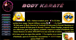 Desktop Screenshot of karateland.fr